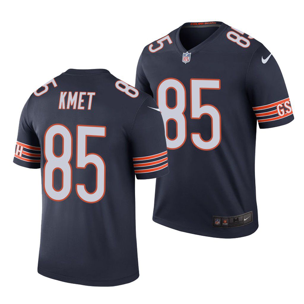 Men Chicago Bears #85 Cole Kmet Nike Navy Limited NFL Jersey